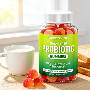 プロバイオティクス健康食食物繊維ビタミンサプリメント消化酵素ガミービーガンプロバイオティクス - Product Image 4