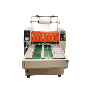 A3 Competitive Factory Price Suction Feeding Fully automatic roll laminator label laminating machine with auto cutting