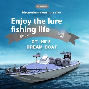 H518 barca d'assalto ad alta velocità nuova condizione leggero in alluminio magnesio per la <span class=keywords><strong>pesca</strong></span> in mare barca <span class=keywords><strong>spigola</strong></span> - Product Image 2
