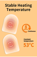 Chauffe-pieds jetables longue durée activés par l'air, sûrs et efficaces – Patchs chauffants pour les pieds