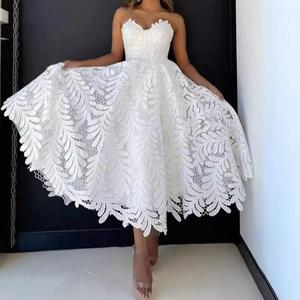 Abito <span class=keywords><strong>da</strong></span> <span class=keywords><strong>sposa</strong></span> corto senza spalline 2025, senza maniche, scollo a cuore, in pizzo, <span class=keywords><strong>mini</strong></span> abito <span class=keywords><strong>da</strong></span> <span class=keywords><strong>sposa</strong></span> corto - Product Image 1