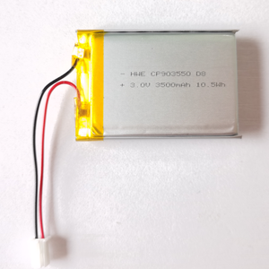 하웰 리튬이온 초박형 3.0v CP903550 3500mAh 비충전식 리포 배터리 스마트 GPS 트래커용 - Product Image 3