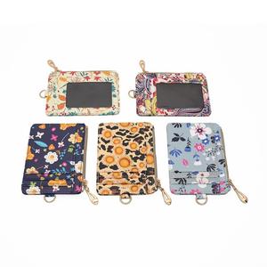 कस्टम लोगो पोर्टेबल कार्ड और सिक्का धारक वाटरप्रूफ वॉलेट के साथ लानीनार्ड और जिपर व्यक्तिगत क्रेडिट कार्ड पर्स - Product Image 5