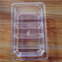 Plateaux à sucettes glacées en acrylique transparent pour présentoir à glaces