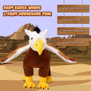 Peluche Creativo y Adorable de Griffin, Híbrido de Águila y Caballo, Hipogrifo de Peluche, Regalo para San Valentín, Pascua, Cumpleaños - Product Image 3