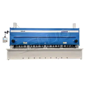 Full automatic Iron Sheet Shear E21S Controller hydraulic guillotine shear machine metal sheet for Carbon Steel Plate