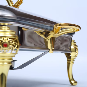 Four à poisson commercial en acier inoxydable, multifonctionnel, de haute qualité, avec réchaud à alcool solide, four de buffet de luxe en <span class=keywords><strong>Pyrex</strong></span> pour hôtel - Product Image 5