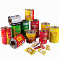 Película de laminación brillante OPP PE PET CPP BOPP para sellado de bolsas de alimentos, rollo de película plástica para sobres de frutos secos