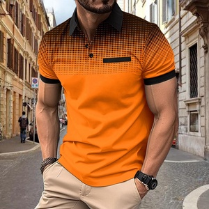 Nuovo Arrivo Polo da Golf da Uomo in Poliestere e Cotone Uniforme con Stampa a Sublimazione Personalizzata e Logo Ricamato - Product Image 2
