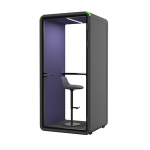 Cabine acoustique d'aéroport insonorisée pour les voyageurs, salle de <span class=keywords><strong>réunion</strong></span> temporaire pour les conférences téléphoniques avec ports de charge - Product Image 5