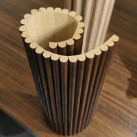 Panneau de grille en bois flexible facile à installer, matériau MDF, option ignifuge pour les espaces publics