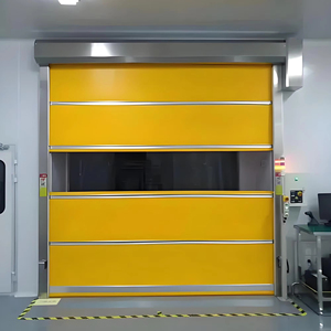 Bán buôn thực phẩm nhà máy tự động nhanh chóng Con lăn màn trập cửa PVC nhanh cổng/Tốc độ nhanh chóng PVC nhựa Nhanh Cán cửa - Product Image 1