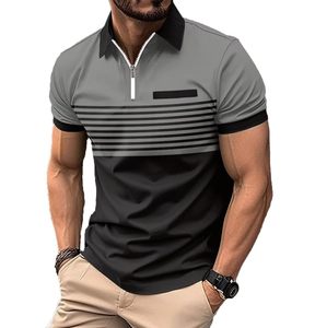 Camisa de Hombre, Corte Slim Fit, Tela Elástica, Ajustada, Casual, Transpirable, Manga Corta, Logotipo Frontal, Cierre de 3 Botones - Product Image 1