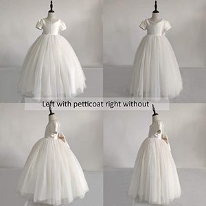 Long <span class=keywords><strong>blanc</strong></span> <span class=keywords><strong>sous</strong></span> la jupe Net Crinnolines <span class=keywords><strong>jupon</strong></span> pour robes de demoiselle d'honneur et robes de mariée - Product Image 4