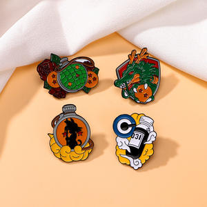 YINI Dragon topu mal karikatür çinko alaşım broş Akira Toriyama hatıra Pin ayarlanabilir giyim rozeti yeni yıl - Product Image 1