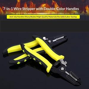 Pince à dénuder les fils en acier au carbone en gros, pince à dénuder les câbles, outils électriques spéciaux pour électriciens, économiseur de main-d'œuvre - Product Image 4