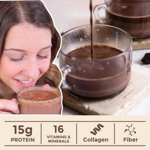 Kollajen ve lif ile tam Protein ve Vitamin Shake karışımı C vitamini özel kağıt tüp içerir - Product Image 6