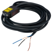 Sensor Fotoelektrik Penekan Latar Belakang E3z-ll61 2m, Output NPN, Sumber Cahaya LED Merah, Seri E3z Baru, Tersedia