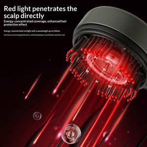 Nuevo Tratamiento Anticaída del Cabello <span class=keywords><strong>2026</strong></span>, Cepillo Masajeador de Cuero Cabelludo con Vibración, Luz Roja, Spray de Niebla, Peine de Masaje - Product Image 5