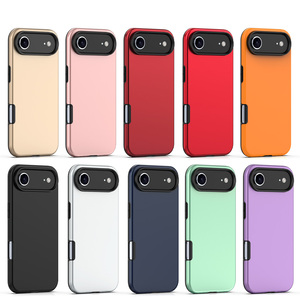 Coque de téléphone portable antichoc 2-en-1 en TPU+PC, motif imprimé <span class=keywords><strong>orange</strong></span>, pour iPhone 17 Air 18 16 15 14 13 Pro Max - Product Image 6