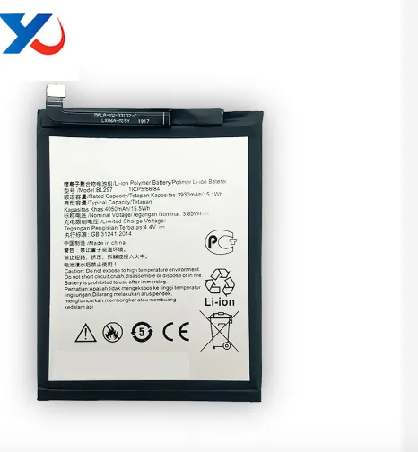 100% Original Rechargeable Li-ion Polyer battery BL297 4050mAh For Lenovo K5 Pro Z6 Youth Z6 Lite