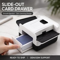 Mélangeur de cartes électronique automatique double jeu rapide modèle B02 pour accessoires de casino et de poker (vente en gros)