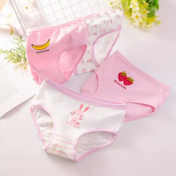 comfort elasticity cotton underpants kids panties
