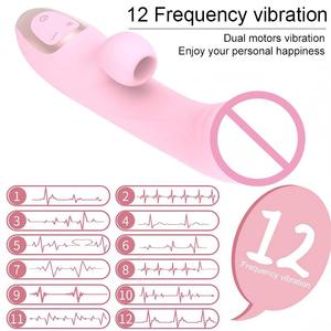 USB-Aufladbarer 12-Frequenz Wasserdichter IPX7 Multi-Speed Vibrator Ganzkörper-Fitness-Massagegerät für Frauen G-Punkt Paar-Dildos 45dB - Product Image 2