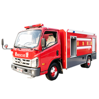 Truk Pemadam Kebakaran Tangki Air Busa Diesel 4*2 Baru, Kendaraan Pemadam Kebakaran Darurat, Emisi EURO 5, Tangki 3001-5000L