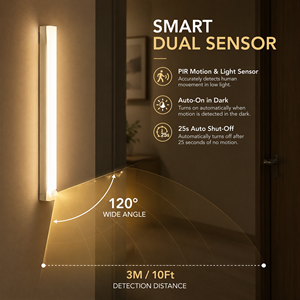Magnetic LED <b>Motion</b> <b>Sensor</b> Cabinet <b>Light</b> 4 Sizes Night Lamp - Product Image 2