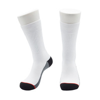 Design personnalisé Basketball 360 Imprimé DIY Semelle noire Tube d'impression 3D Polyester Blanc Sublimation Chaussettes