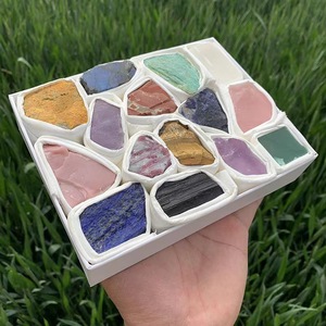 Piedra en bruto <span class=keywords><strong>de</strong></span> cristal, amatista, especímenes minerales a granel, piedras con caja - Product Image 3
