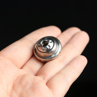 Gyroscope créatif en acier inoxydable UFO pour adultes, jouet anti-stress en métal, mini spinner de bureau EDC