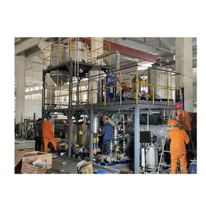 फैक्टरी सन सीबीडी तेल निकालने की मशीन मजबूर परिसंचरण बाष्पीकरण 300L/घंटे के लिए इथेनॉल रोटरी बाष्पीकरण के लिए विलायक वसूली