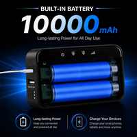 Routeur Power-Bank M100 4G LTE Cat4 300 Mbps WiFi Portable 10000 mAh 2-en-1 Double Bande USB Type-C pour Routeur Mobile d'Urgence et Voyage