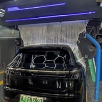 Machine de lavage de voitures électrique automatique sans contact – Démarrage compact, fonctions personnalisables, 10 fonctions adaptées à 80 % des véhicules, design portable