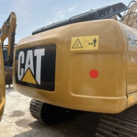 Excavatrice d'occasion CAT 320D2, 20 tonnes, sur chenilles, hydraulique, faible nombre d'heures, bon état, à vendre