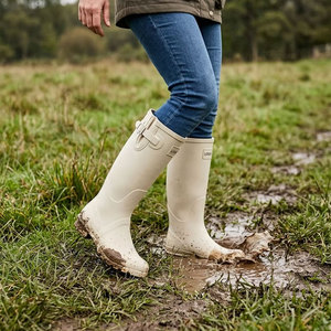 Bottes Wellington en caoutchouc naturel résistantes à l'usure, antidérapantes, imperméables, pour femmes, nouveau <span class=keywords><strong>style</strong></span>, logo personnalisé - Product Image 3