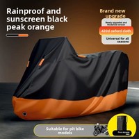 Housse de protection extérieure pour moto en tissu Oxford épaissi, haute résistance, multi-véhicules, anti-UV, imperméable, anti-humidité et anti-poussière