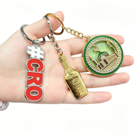 Porte-clés personnalisés avec logo, pour voiture, moto, casques, lettres, vente en gros, créez votre propre logo, porte-clés 3D 2D, souvenir, cadeau