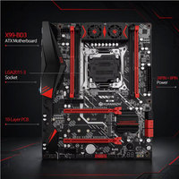 Carte mère PC HUANANZHI X99 BD3 DDR3 pour ordinateur de bureau, prend en charge la mémoire aux spécifications 1866/1600/1333 MHz