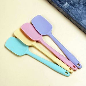 Espátula de Silicona de Grado Alimenticio, Utensilio de Cocina Antiadherente Resistente al Calor, Espátula Mezcladora de una Pieza, Utensilio para Hornear - Product Image 5