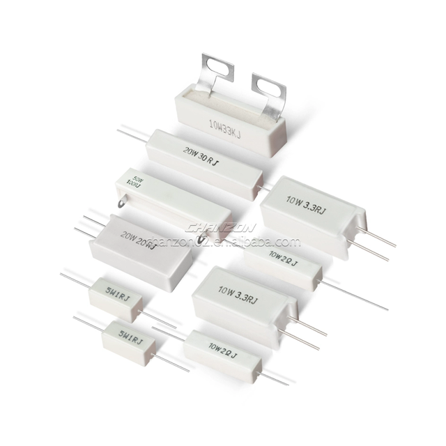 RX27 Ceramic Cement Wirewound Fixed Resistors 5W 7W 10W 20W 25W 40W 50W All Types MPR SQP SQM Watt 0.1-100K Ohm Resistance