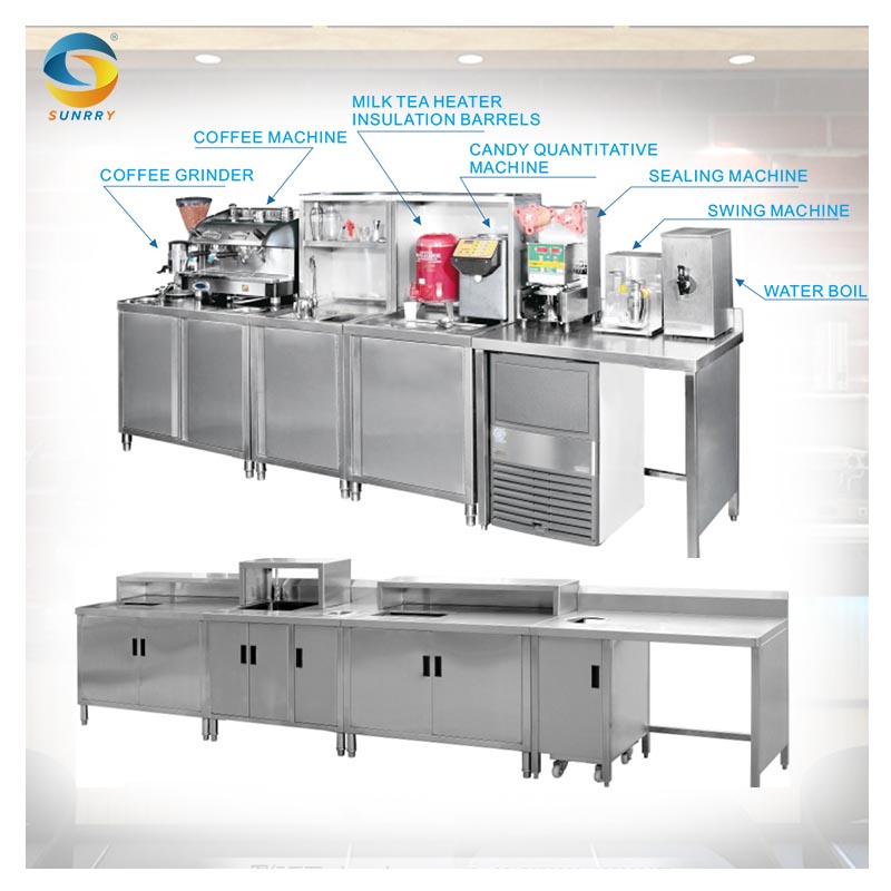 Оборудование для молока и чая Sunrry, офисная станция для чая с пузырьками, барная стойка для молока, чая и сока для продажи