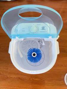 Mini Lave-linge Portable Pliable avec Éclairage LED et Télécommande, Automatique, à Seau Unique, pour Linge de Bébé - Product Image 3