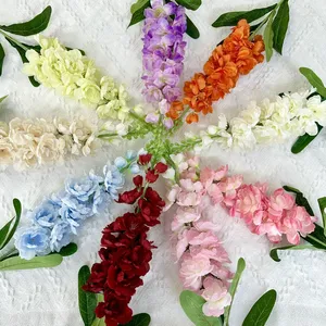 <span class=keywords><strong>Flores</strong></span> Artificiales de Delphinium para Decoración de Bodas, <span class=keywords><strong>Flores</strong></span> Artificiales para Decoración del Hogar y Bodas - Product Image 3