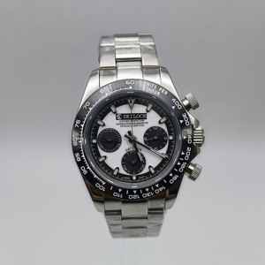 Reloj de Cuarzo Cronógrafo de Acero Inoxidable con Movimiento VK63, Cristal de Zafiro de Alta Calidad, Manecillas con Logotipo SEILOCE, Personalización Profesional - Product Image 3