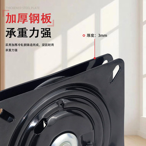 Swivel Plate Turntable Base <b>Black</b> Plastic Rotatable For <b>Bar</b> <b>Stool</b> Chair - Product Image 4