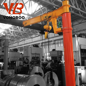 Venta caliente 270 360 grados giratorio 5ton Swing I Beam Arm Traveling Jib <span class=keywords><strong>Cantilever</strong></span> <span class=keywords><strong>Crane</strong></span> con polipasto eléctrico - Product Image 3