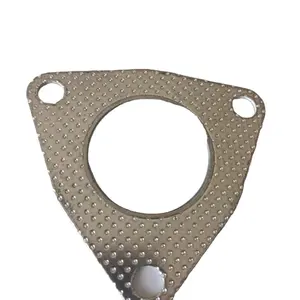 Diskon Besar 1/6 Jinwo Baru 2.5 "63Mm Pipa Knalpot Header Pipa Manifold Kolektor Flange Gasket 2 Baut